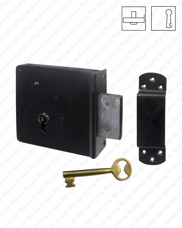 Fechadura de sobrep�r - FERRO